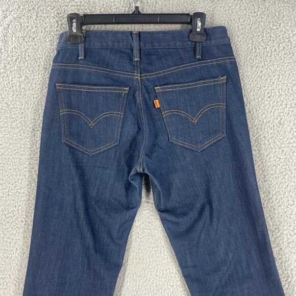 Levi's Jeans Womens 6 Blue 1974 Bell Flare Bell Bottom Orange Tab Stretch Denim - Picture 9 of 16
